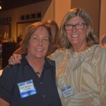 Gail Alexander McLarty '74 and Leslie Howard DeCamp '74.