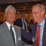 David Farrier '74 and Jon Davis '74.