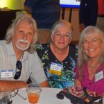 David Holden '74, Gina Beckler Bannister '74, and David's wife, Jamie.