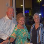 Lynn Miller '74 and her friend, Gene Stewart, and Cindy Kitchens Johnson. '74.