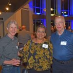 David Richardson '74, Walter Enete's wife, Maggie, and Paul Gernatt '74.