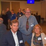 Roger Stone '74, Scott Tremble '74, and Marilyn Rooney Mandish '74.