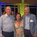 Fred Milburn '74, and Frank Zappia '74 and his wife, Martha.