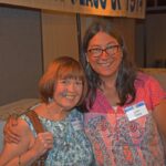 Carol Hawkins Foltz '74 and Lynn Davis '74.