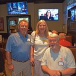 John Thompson, Frances Amos Thompson, and Todd Nixon.