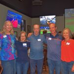 Carol Hindman Butler, Kathy Kedzierski King, Paul Gernatt, Jerry Gibbs, and Christy Girdler Balfour.